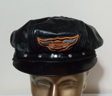 Cappello berretto pelle